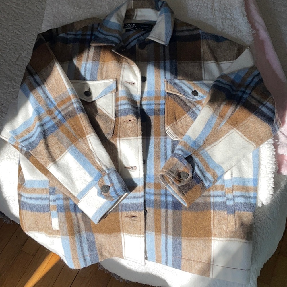 Zara plaid jacket